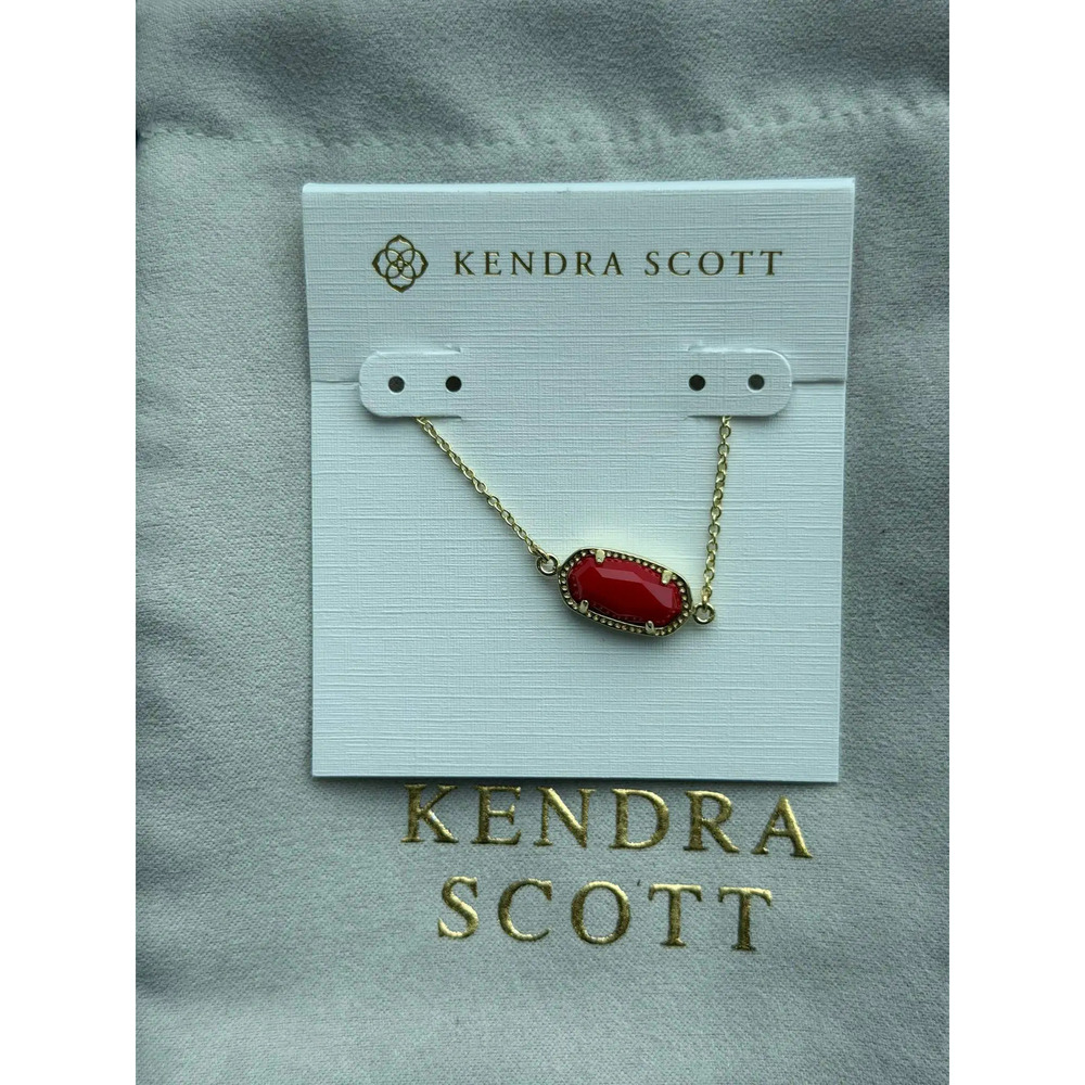 Kendra Scott Red Pendant Necklace